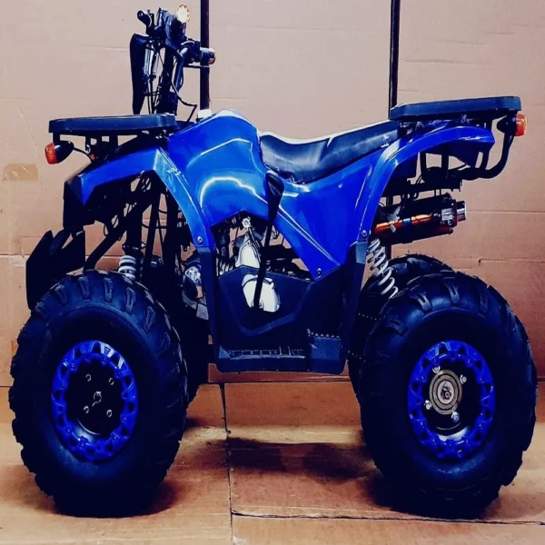 Kids Atv 125cc Bike (Yellow & Blue) - Image 2
